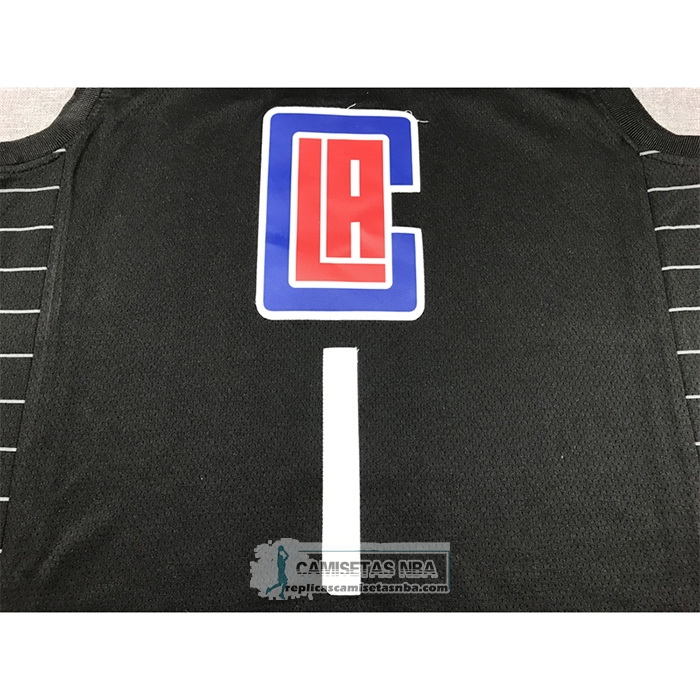 Camiseta Los Angeles Clippers James Harden NO 1 Statement 2021-22 Negro